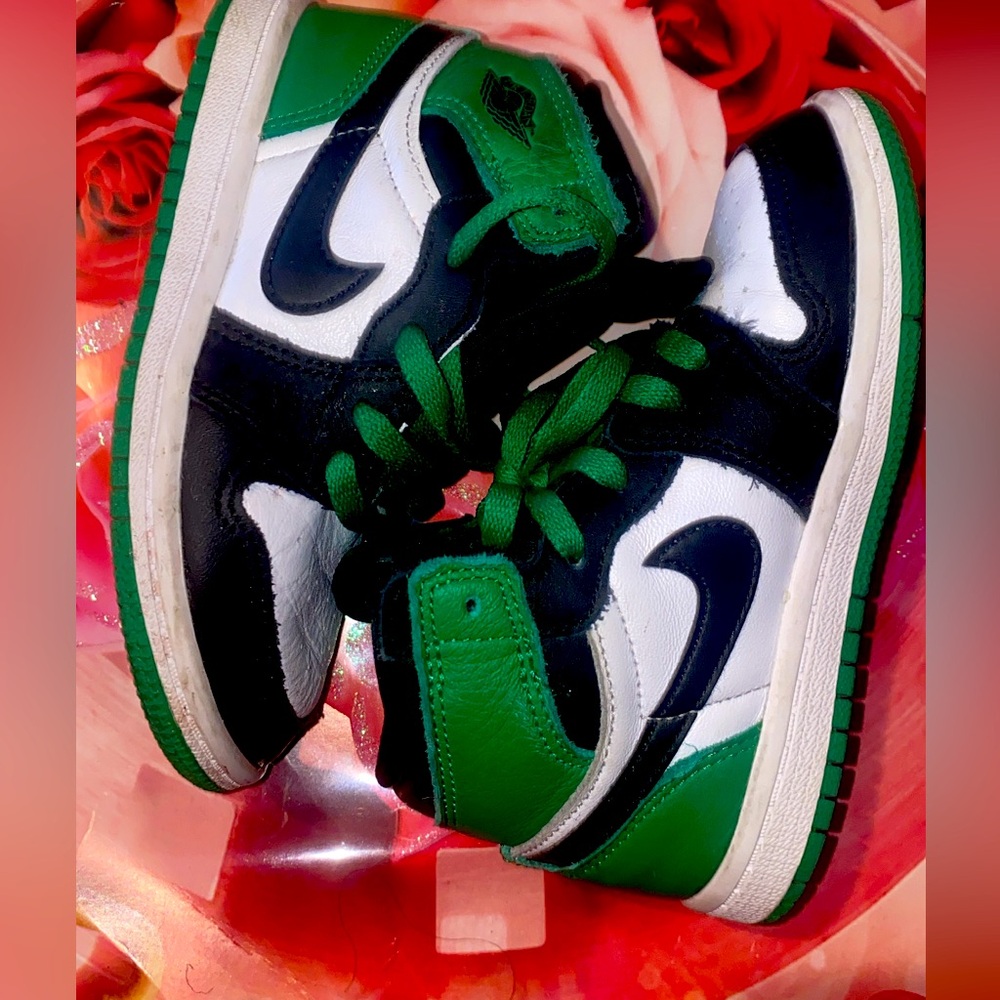 Green and Black Jordan’s